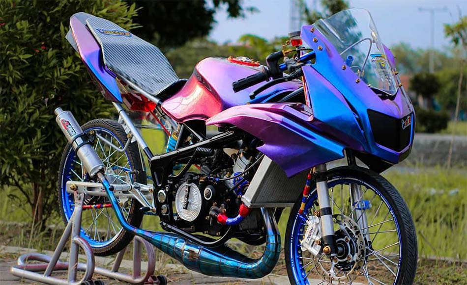 Ninja 150 RR Modif dari Grup Facebook